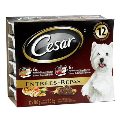 CESAR GOURMET D/FD STEAK/CHCKN