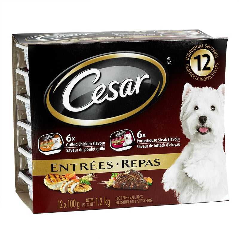 CESAR GOURMET D/FD STEAK/CHCKN [1.2 kg]