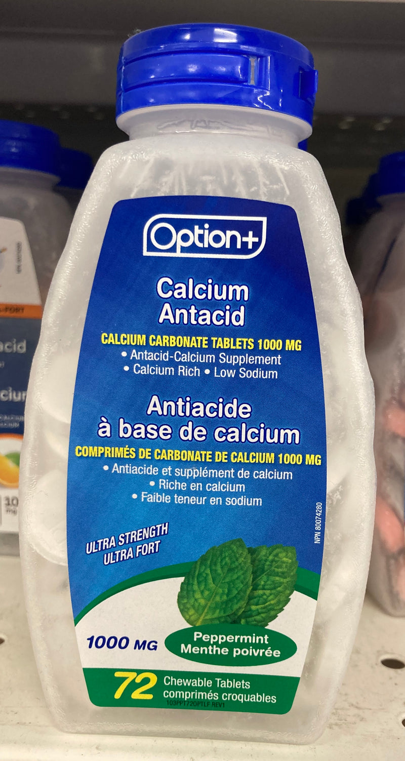 OPTION+ ANTACID MINT ULT STR [72 ea]