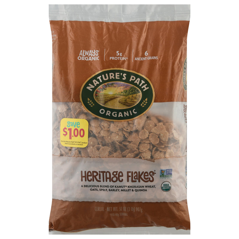 NATURE PATH HERTAGE FLAKES [907 g]