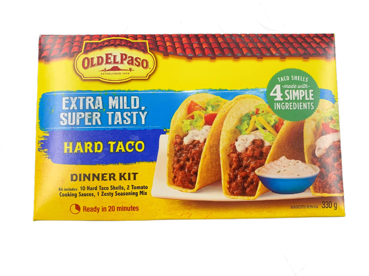 OLD EL PASO HARD TACO EXT MILD [330 g]