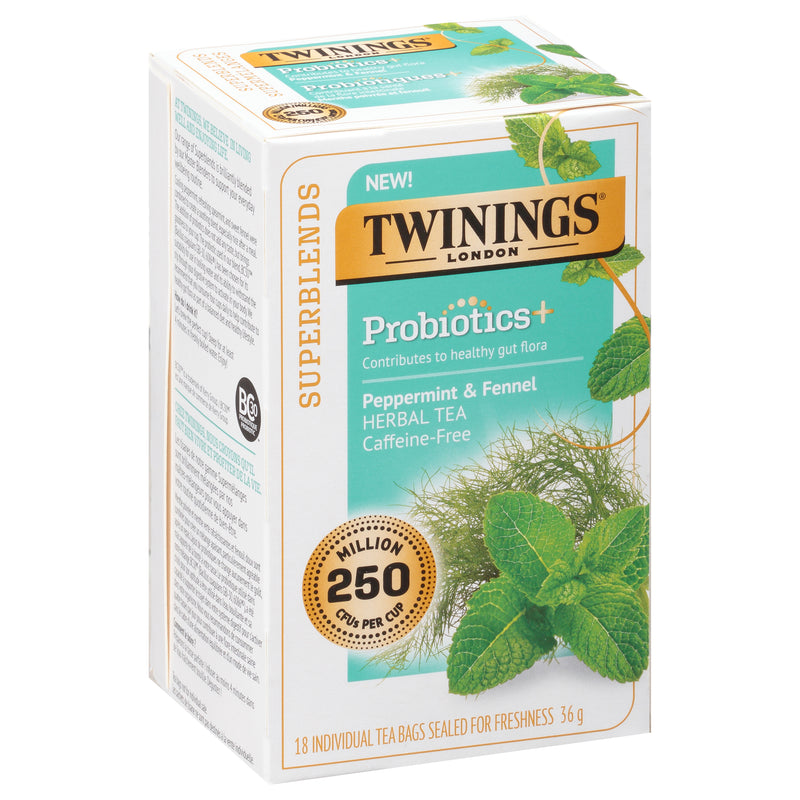 TWININGS PROBIO PEPRMNT FENNEL [18 ea]