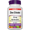 WEBBER ZINC CITRATE 50MG 180s [180 ea]