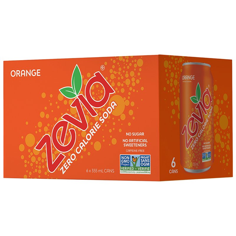 ZEVIA ORANGE 6x355ml [6 ea]