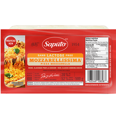 SAPUTO MOZZA LACT FREE PIZZA [500 g]