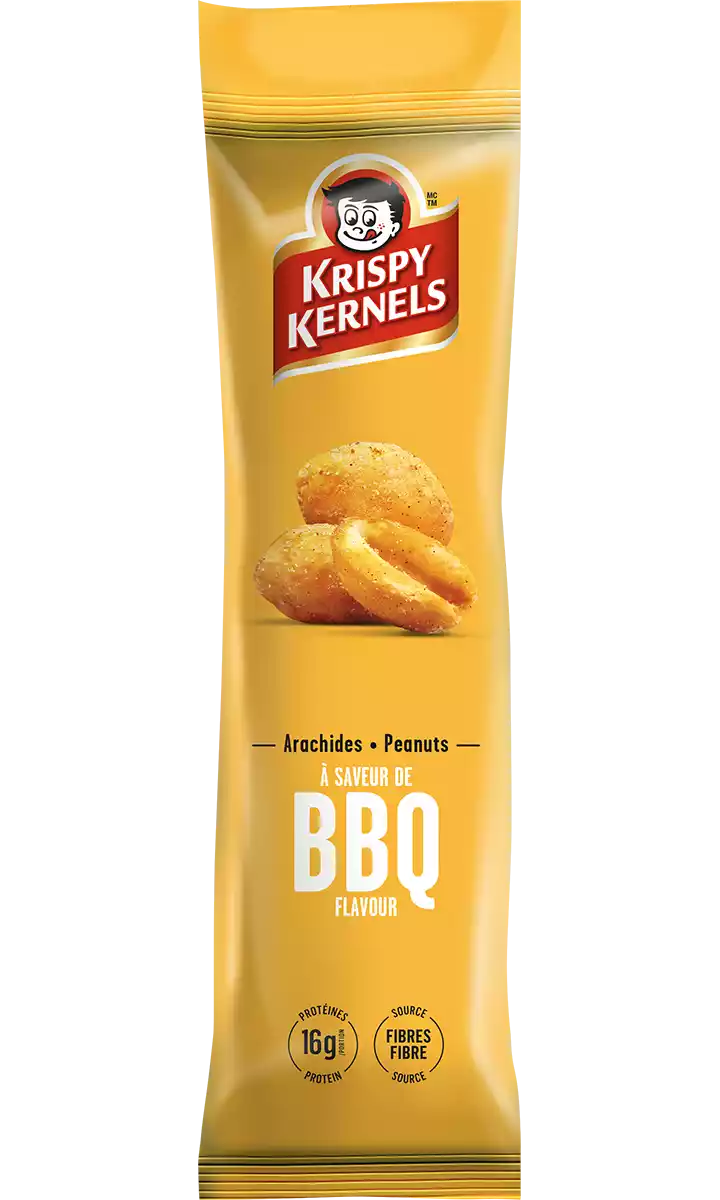 KRISPY KERNALS BBQ  PEANUT TUB [60 g]