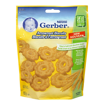 GERBER ARROWROOT BISCUITS