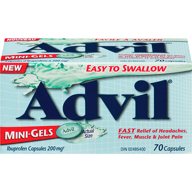 ADVIL MINI GELS 200MG 70s [70 ea]