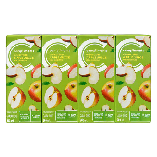 COMPLMNT UNSWT APPLE JUICE [8 ea]
