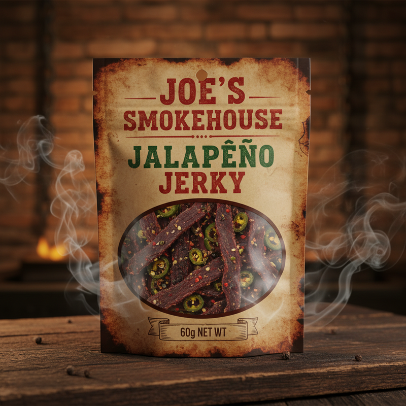 JOES SMKHS JALAPENO JERKY [60 g]