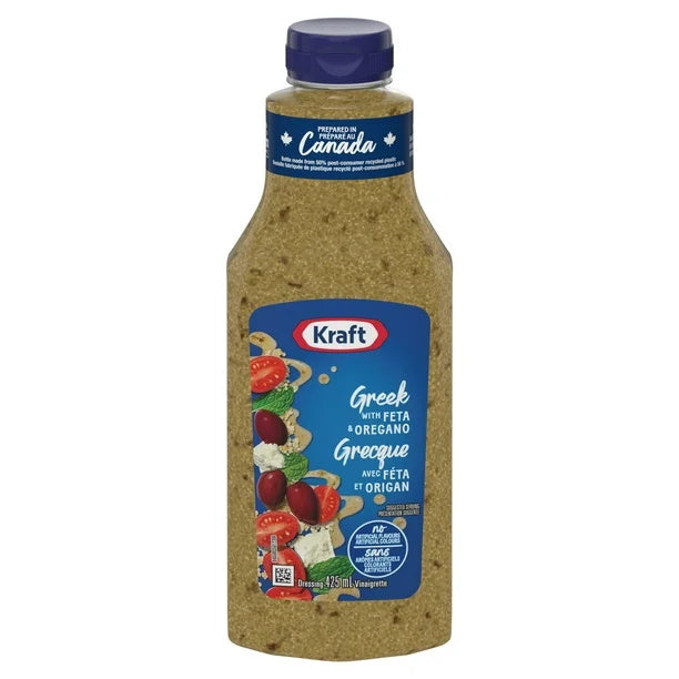 KRAFT GREEK W/ FETA OREGNO [425 ml]