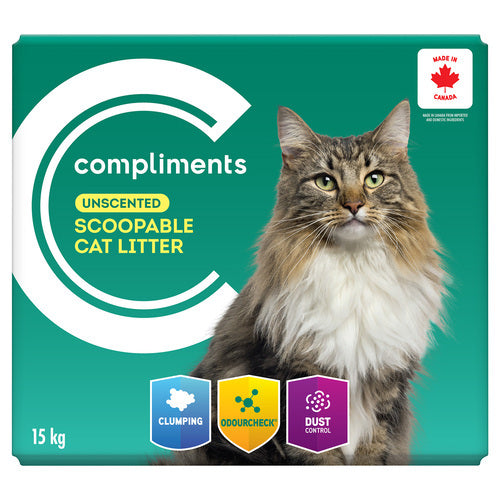 COMP SCOOPABLE CAT LITTER [15 kg]