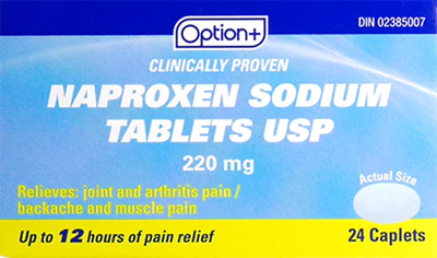 OPTION+ NAPROXEN 220mg 24s [24 ea]