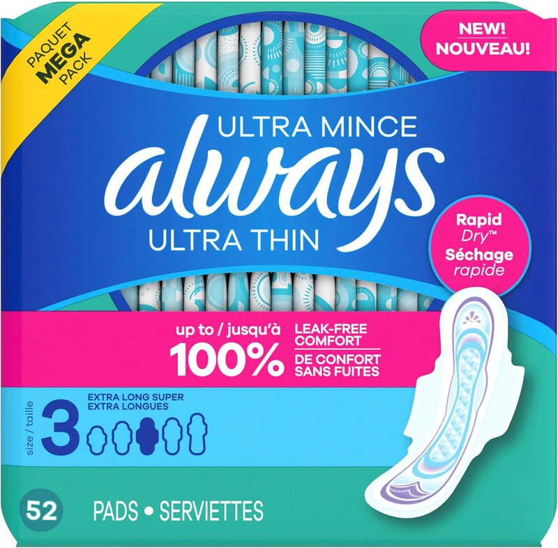 ALWYS ULT THIN SZ3 EX LONG 52s [52 ea]
