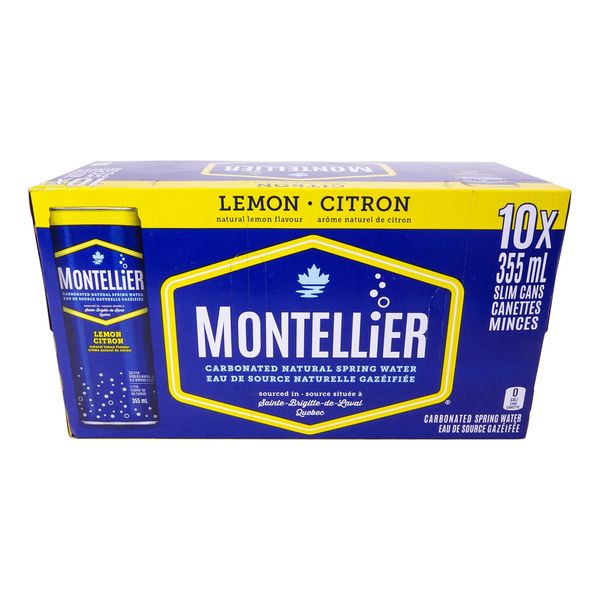 MONTELLIER CARB WATER LEMON [10 pkg]
