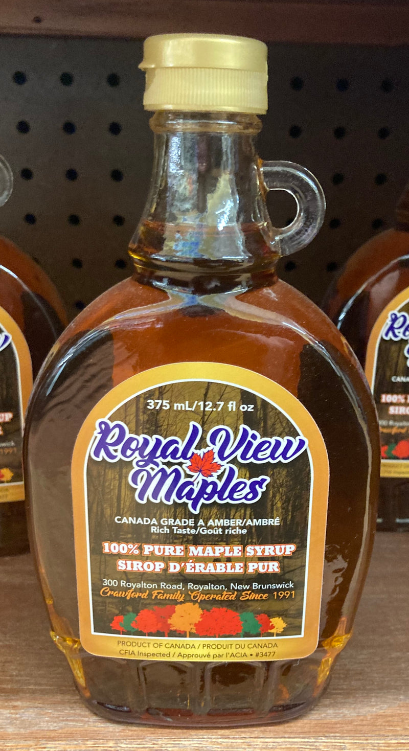 MAPLE SYRUP 375MLROYALVIEW