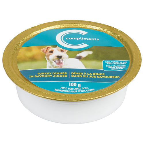 COMP SML DOG FOOD TURKEY DNR [100 g]