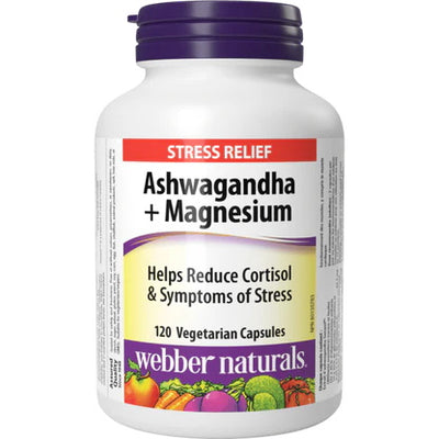 WEBR ASHWAGANDHA & MAGNSIUM [120 ea]
