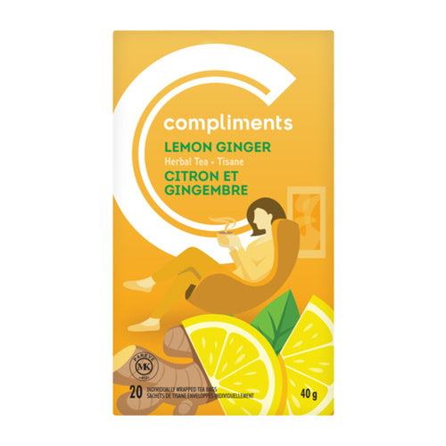 COMP HERBAL LEMON GINGER TEA [48 g]