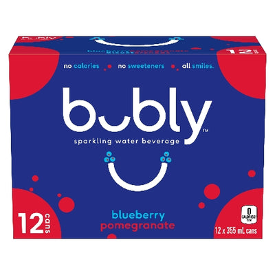 BUBLY BLUEBRRY POMEGRANTE 12pk [12 ea]