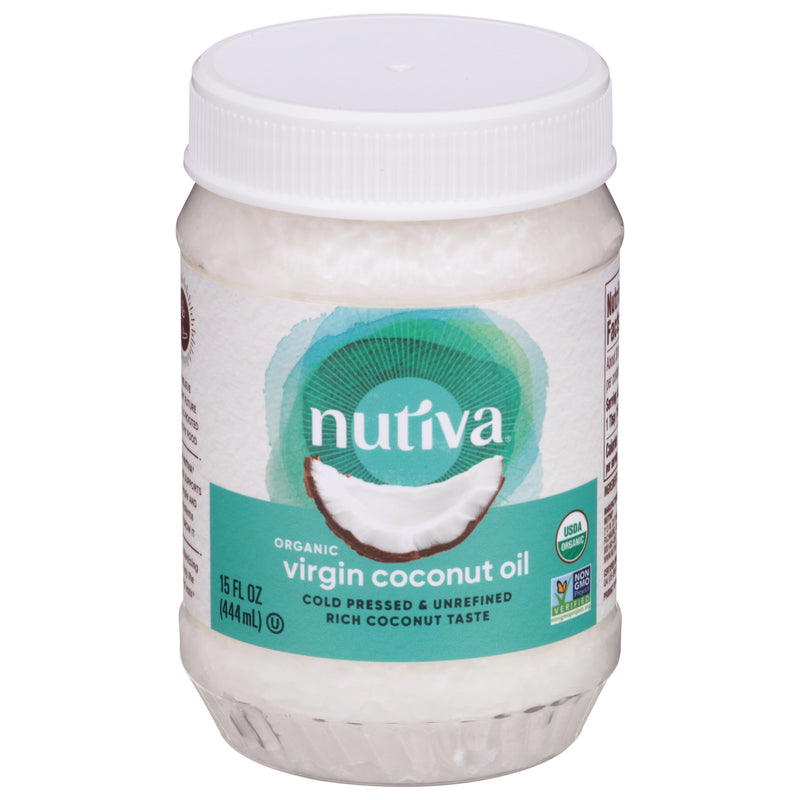 NUTIVA COCONUT OIL VIRGN OGNC [444 ml]