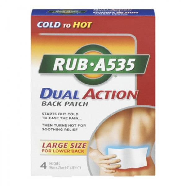 RUB A535 DUAL ACTION PATCH [4 pkg]