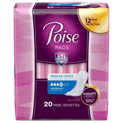 POISE PADS EX ABSORBANT [20 PK]