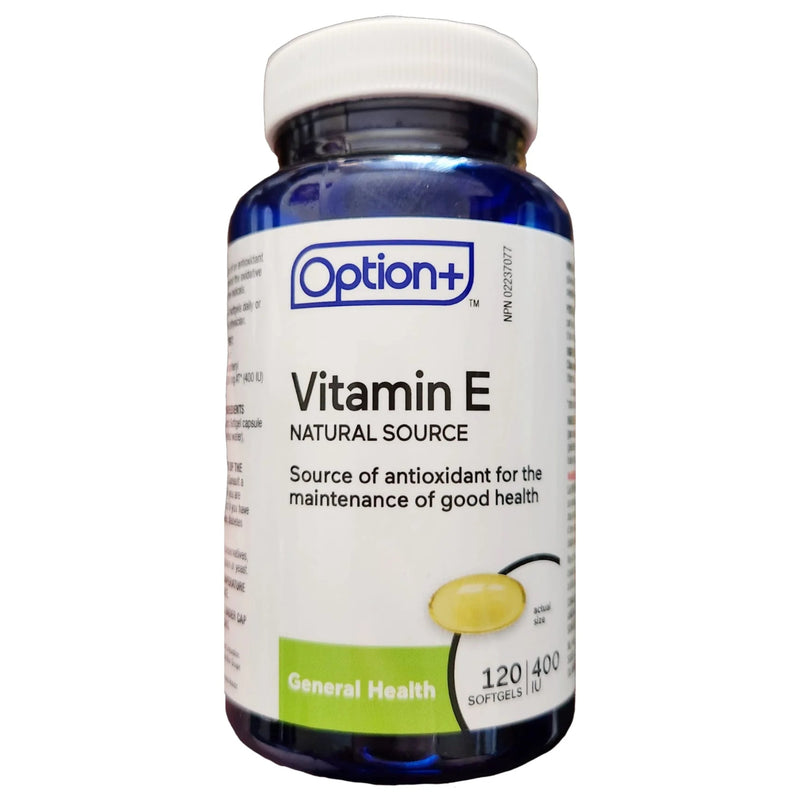 OPTION+ VITAMIN E 400IU 120s [120 ea]