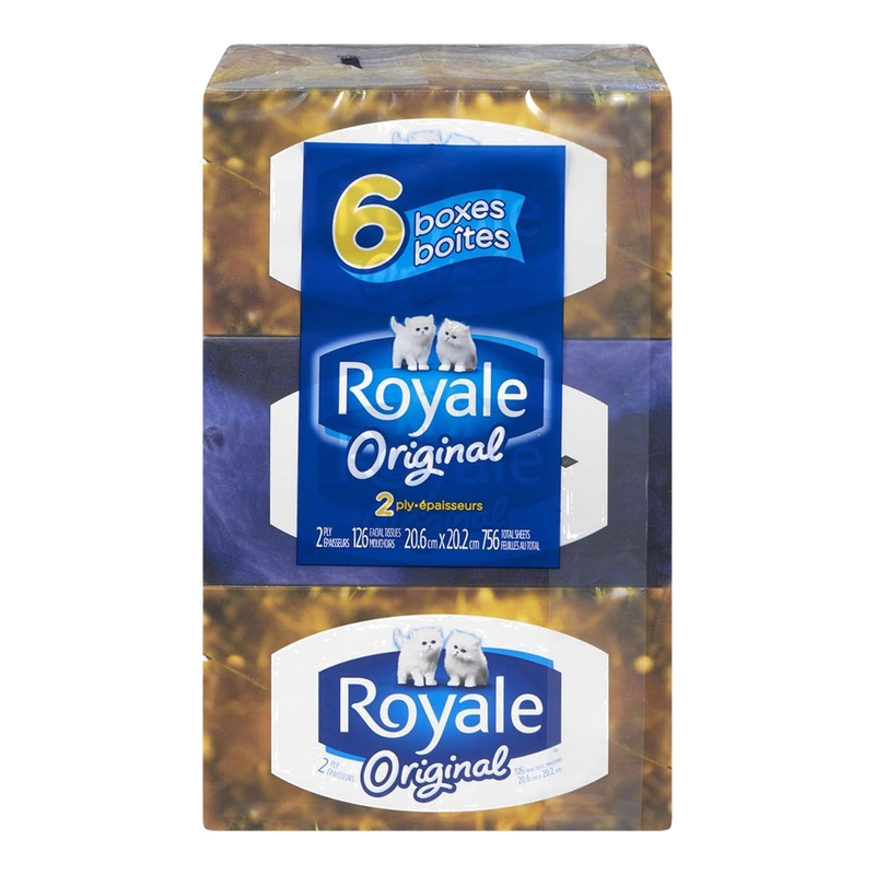 ROYAL FACIAL TISSUE 126s 6pk
