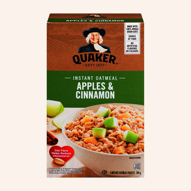 QUAKER INST OATMEAL APPL/CINN [264 g]