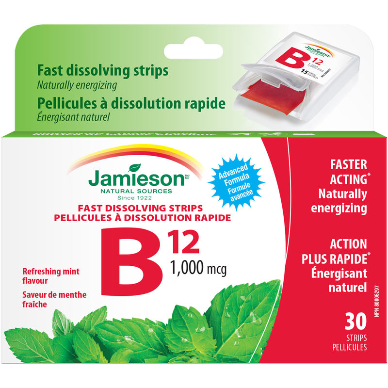 JAMIESON VIT B12 QUICK DISOLVE [30 STIPS]