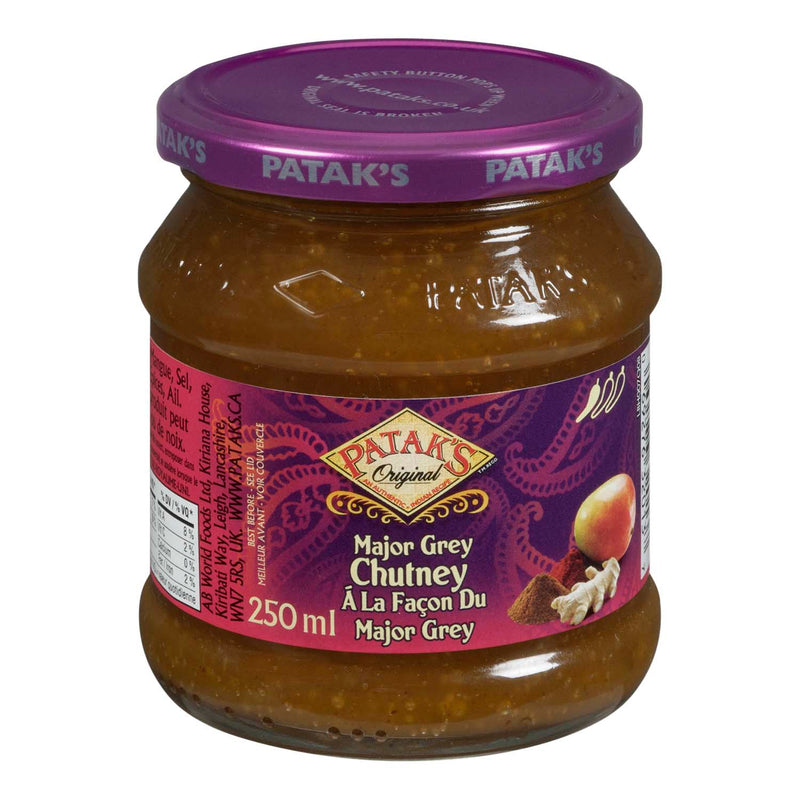 PATAKS CHUTNEY MJR GREY MANGO [250 ml]