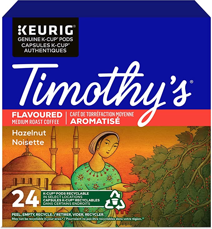 TIMOTHYS HAZELNUT KCUP [24 ea]