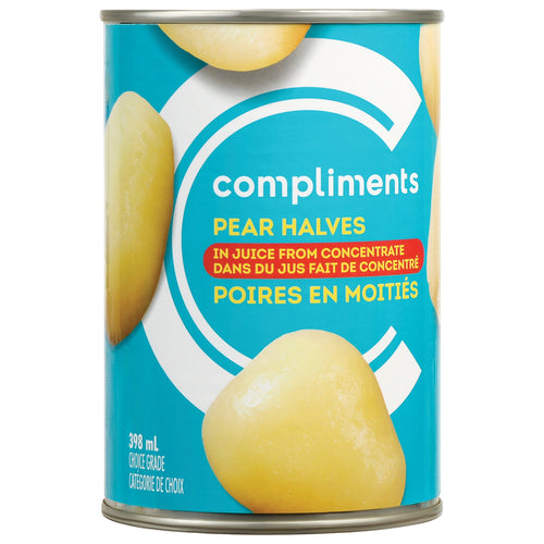 COMPBAL PEAR HALVE IN JUICE [398 ml]