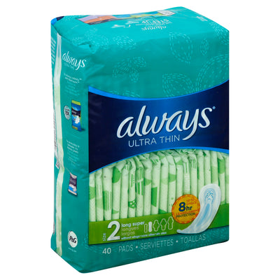 ALWAYS MAXI LONG ULTRA THIN [40 PK]
