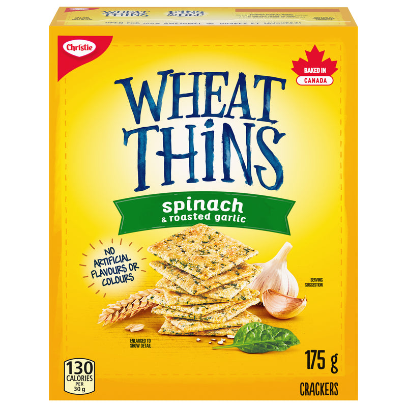 WHEAT THINS SPINACH & RST GARL [175 g]