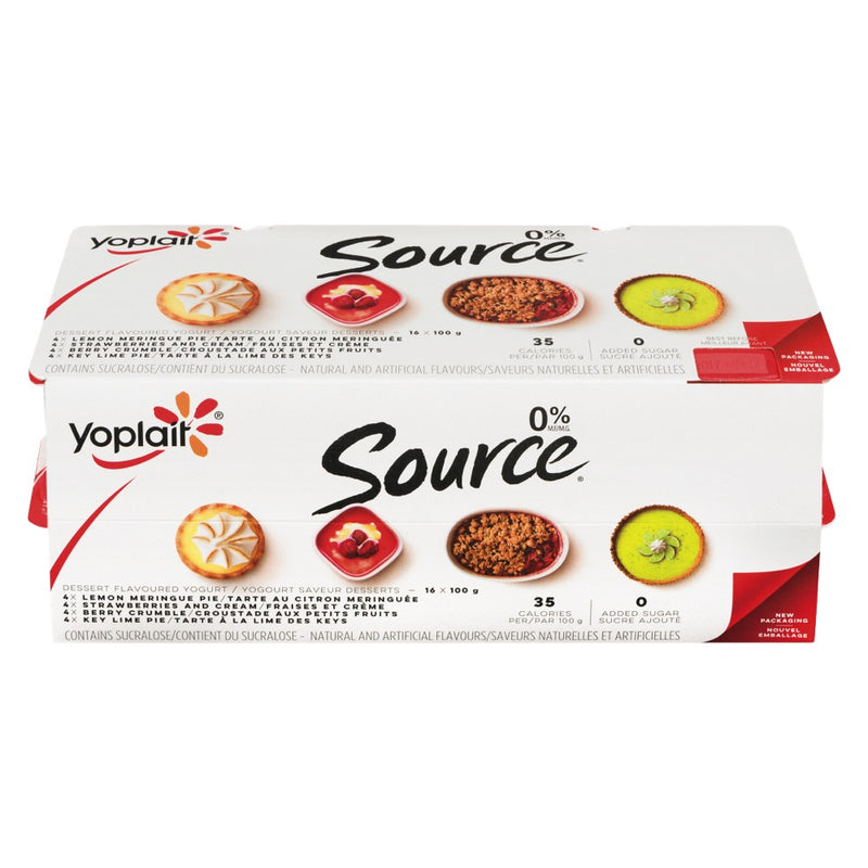 SOURCE YOGOURT DESSERT SELECTN [16 pkg]