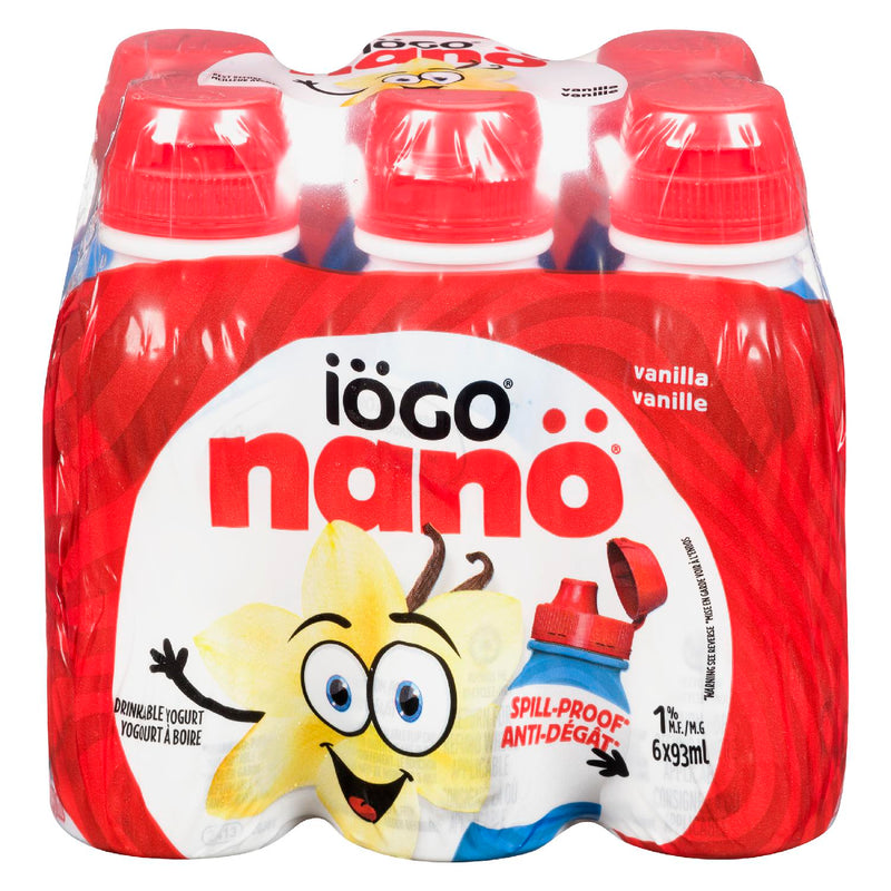 IOGO NANO YOG DRK 1% VAN 6pk [93 ml]
