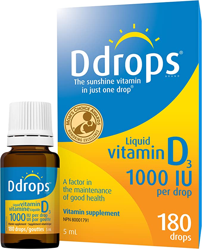 D DROPS 1000IU LIQ DRPS 180 [90 CAP]