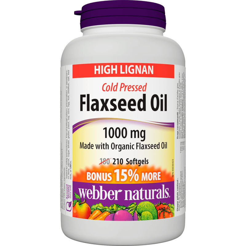 FLAXSEED OIL 1000MG BNS 180+30 [180 ea]