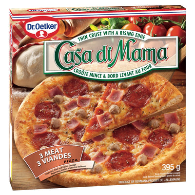 CASA DI MAMA 3 MEAT PIZZA [395 g]