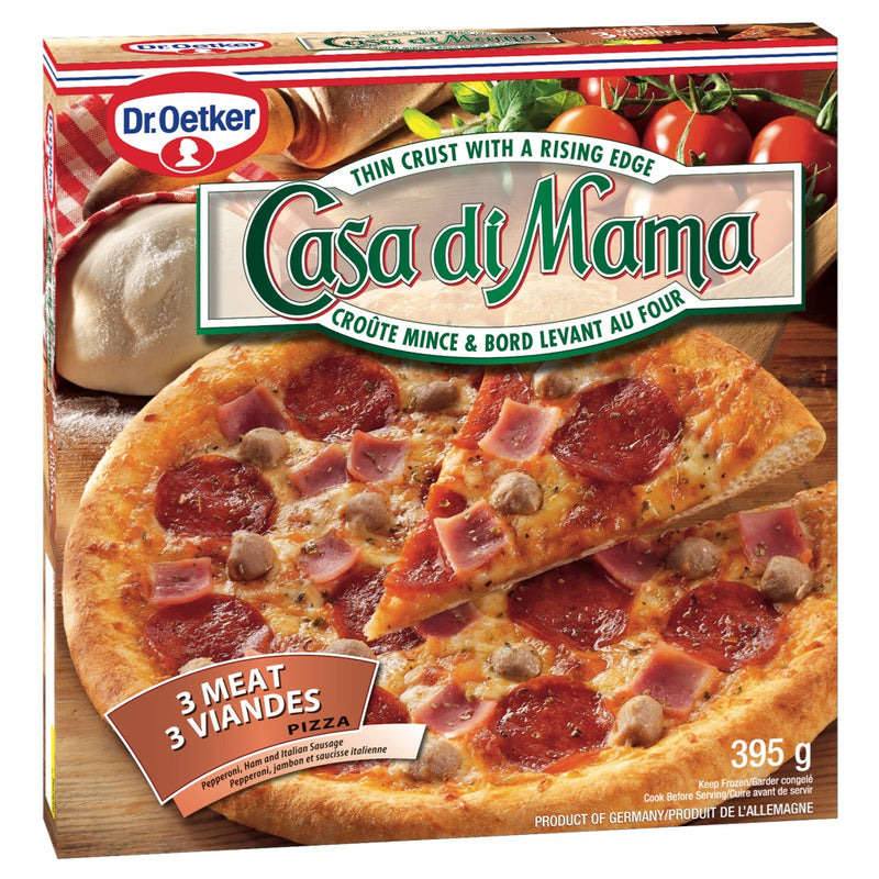 CASA DI MAMA 3 MEAT PIZZA [395 g]