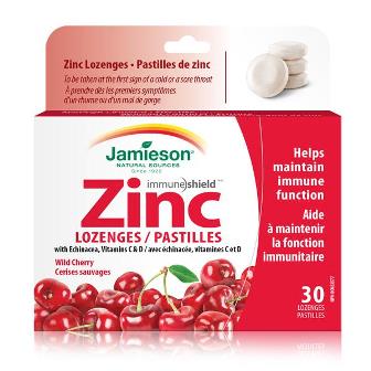 JAM ZINC LOZENGES CHERRY [30 ea]