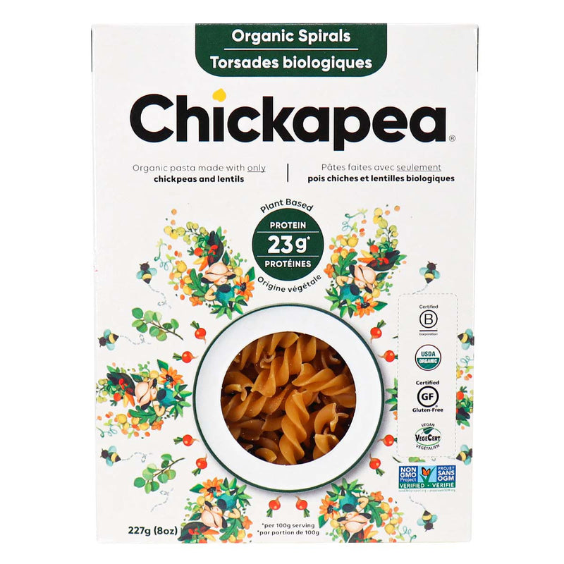 CHICKAPEA ORGANIC SPIRALS [227 g]