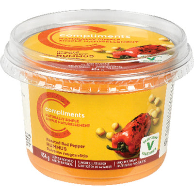 COMPLIMENTS HUMMUS RED PEPPER [454 g]