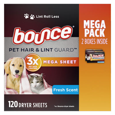 BOUNCE FABR SOFT SHT LINT FRSH [120 ea]
