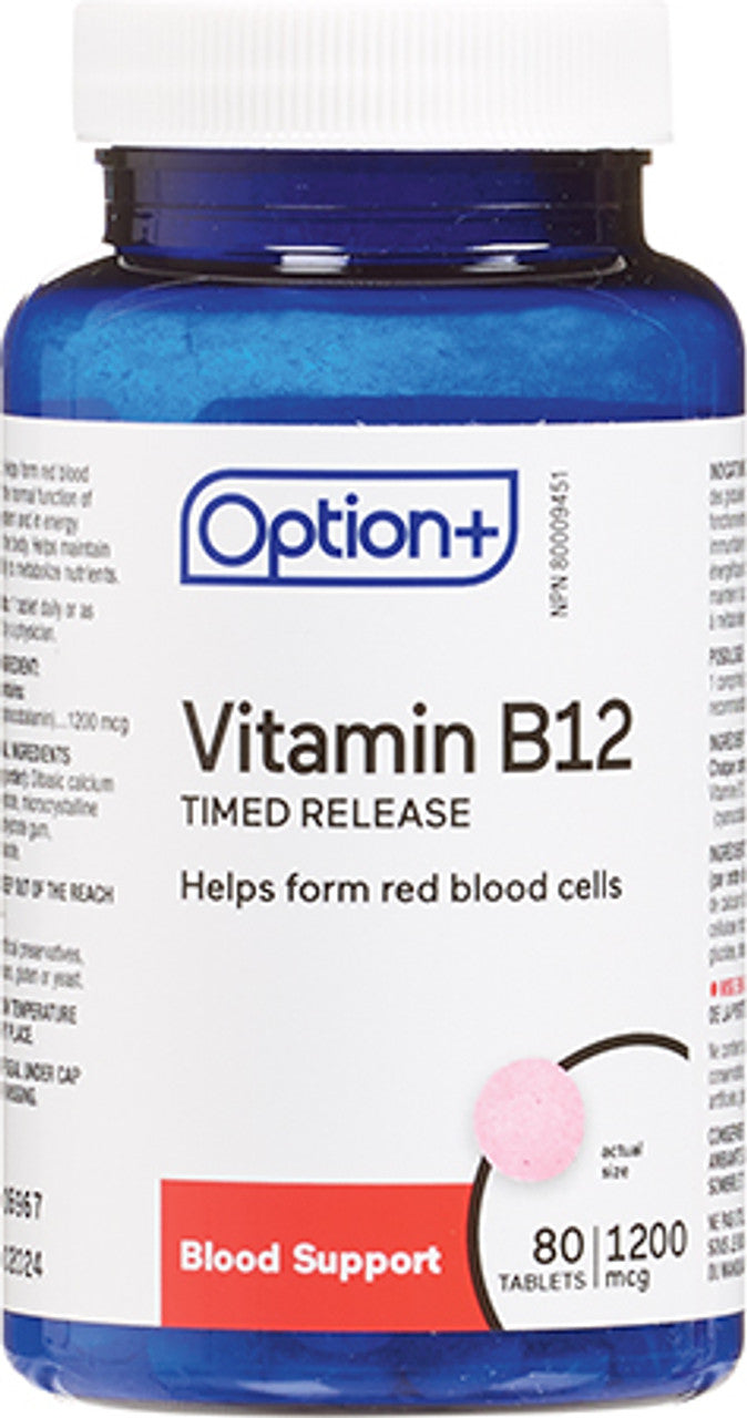 OPTN+ VITAMIN B12 1200mcg 80s [80 ea]