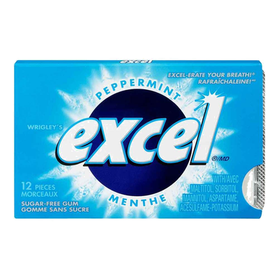 EXCEL S/FREE GUM PEPPERMINT [12 ea]