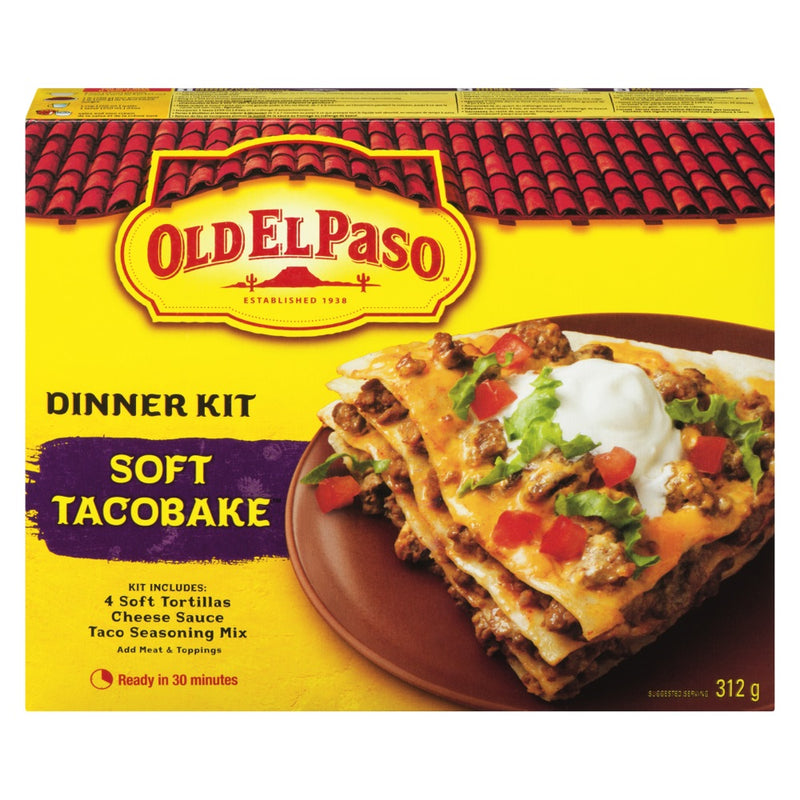 OLD ELPASO SFT TACO BAKE KIT [312 GM]