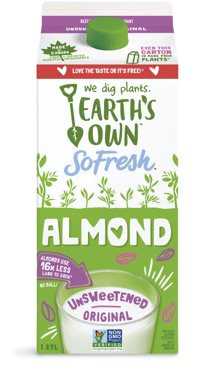 EARTH OWN ALMOND FRESH UNSWT [1.89 l]